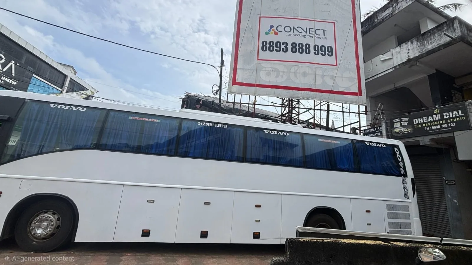 Premium Volvo B7R Bus for Group Travel