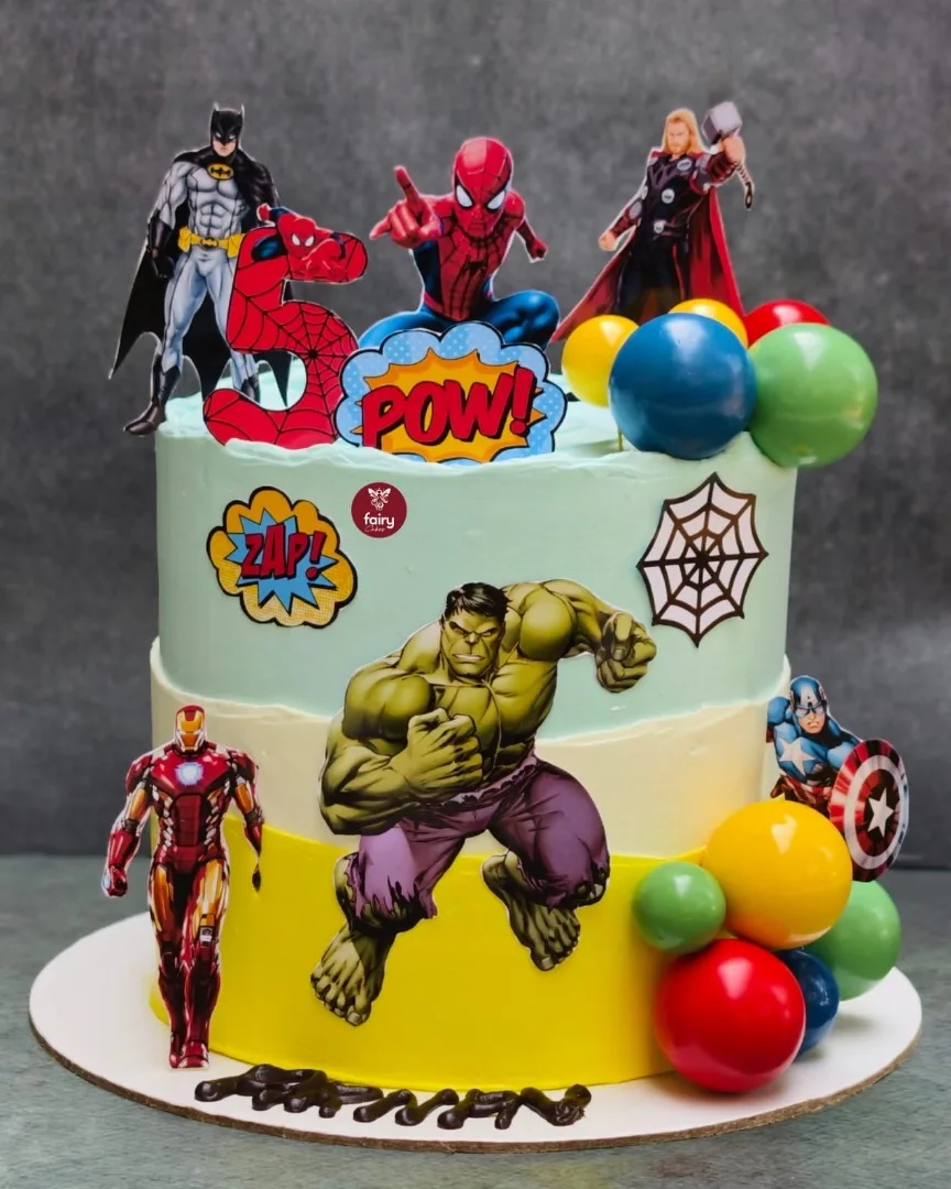 Cartoon theme cakes