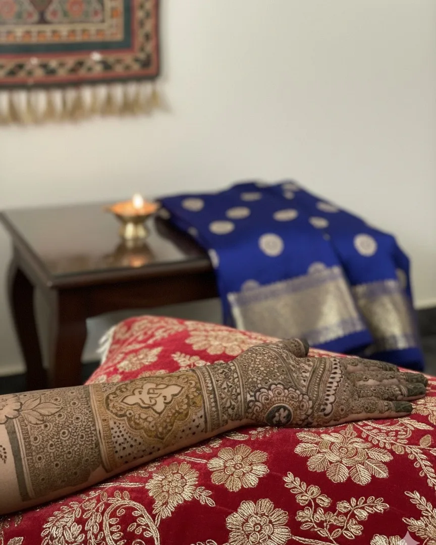 Bridal henna design